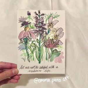 floral watercolor painting!